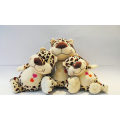 Juguete de bebé personalizado Juguete de peluche suave animal de selva leopardo